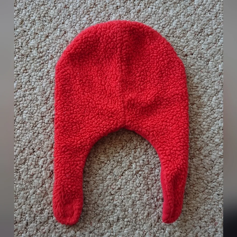 Red Sesame Street Elmo toddler winter hat size 2T-5T